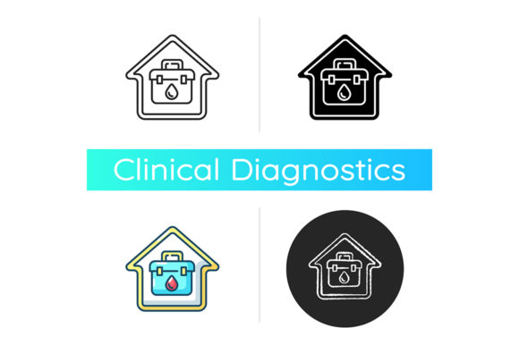 At Home Blood Test Icon: Graphics and Icons Review