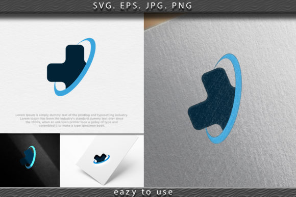 Cross Medical Healthy Logo Design: Graphics and Logos