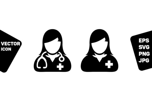 Doctor Icon Vector: Graphics and Icons Review