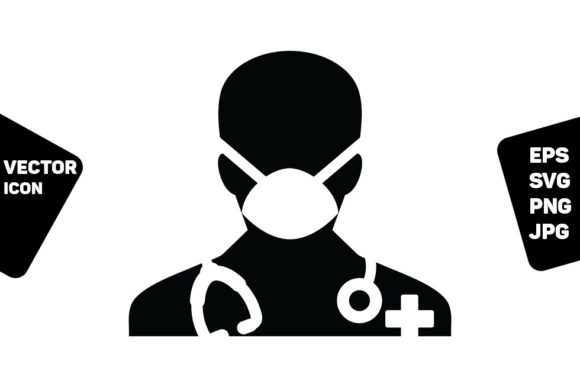 Doctor Icon Vector: Medical Graphics & Icons