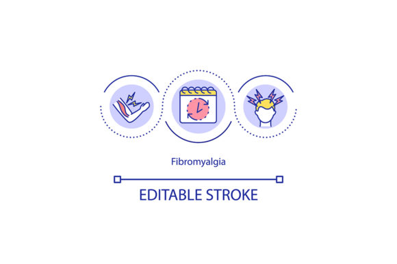Fibromyalgia Concept Icon: Graphics & Icons Review
