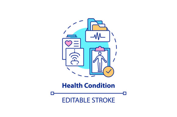 Health Condition Concept Icon Graphics & Icons