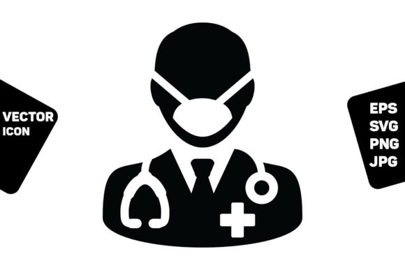 Health Icon Vector Doctor: Modern Graphics & Icons