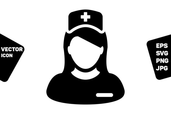 Nursing Icon Vector: Graphics & Icons