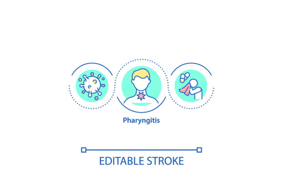 Pharyngitis Icon: Graphics & Icons Review