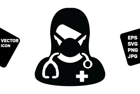 Reviewing the Doctor Icon Vector Surgical Face Mask