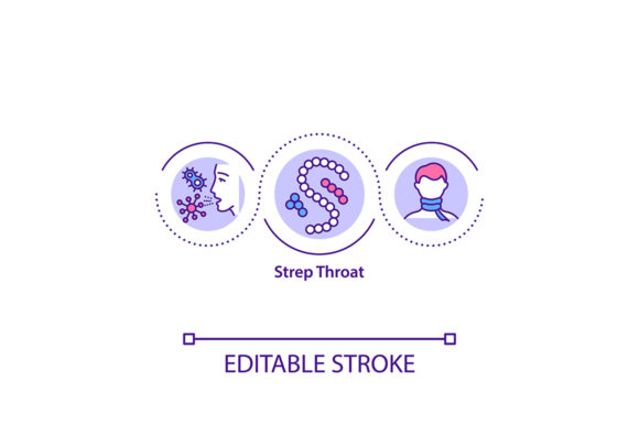 Strep Throat Icon Graphics & Icons Review
