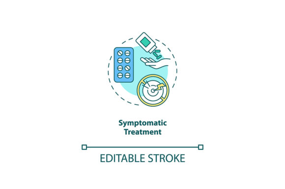Symptomatic Treatment Icon: Graphics & Icons Review